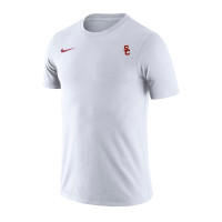 USC Trojans Men's Nike SC Interlock White Dri-FIT Legend Small Logo T-Shirt
